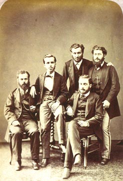 Retrato de estudantes em 1879 (foto: Militão Augusto de Azevedo/Acervo Museu Paulista)