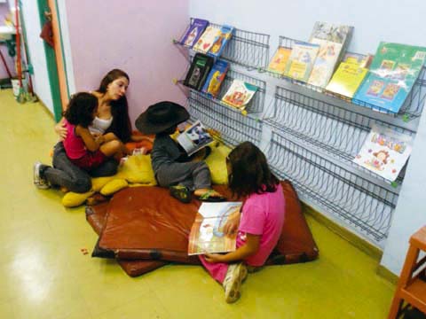 “Sala das Crianças” desenvolve atividades recreativas para filhos de moradoras do Crusp (foto: Jéssika Morandi)