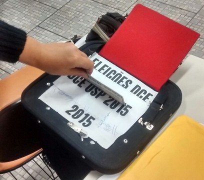 Balanço das eleições do DCE da USP “Acreditamos que a pauta de democracia e acesso será prioritária", diz Gabriela Ferro, da chapa "Manifesta!" (Foto: William Nunes)