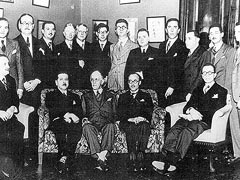 Missão de professores franceses reúne-se em 1934 durante a fundação da USP