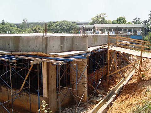 Novo prédio do Instituto de Geociências, com previsão de entrega para o segundo semestre deste ano