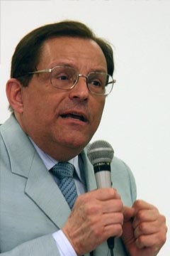 O candidato a reitor da USP Grandino Rodas (foto: Teresa Perosa)