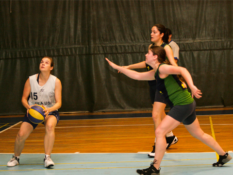 Com 42x40 sobre time da FEA, FAU ganhou medalha de bronze no basquete (foto: Yuri Gonzaga)