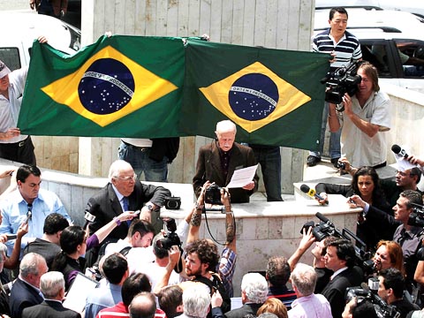 Largo de São Francisco é palco do Manifesto (foto: defesadademocracia.com.br)