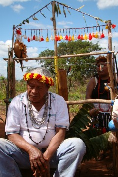 O xamã guarani-kaiowá Atanásio Teixeira, entrevistado no documentário “Mbaraka – A Palavra que Age” (foto: Spensy Pimentel)