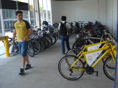 Estação Butantã do Pedalusp tem defeitos no sistema (foto: Bruno Capelas)