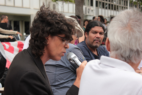 Professor Jorge Souto Maior, do Largo São Francisco, defendeu o direito de fala dos alunos (foto: Paula Zogbi Possari)
