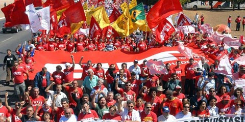 Manifestação da CUT em 2007 (foto: Valter Campanato/ABr)