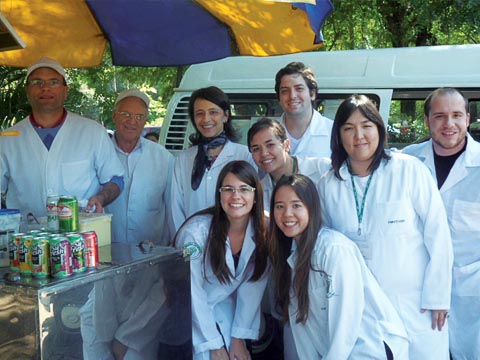 Equipe do PESA em visita técnica ao Super Dog (foto: Jéssika Morandi)