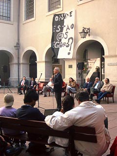 Lançamento da campanha por uma Comissão da verdade da USP, lançado no último dia 24, em Ato dos Juristas, na Faculdade de Direito (foto: Alessandra Goes Alves)