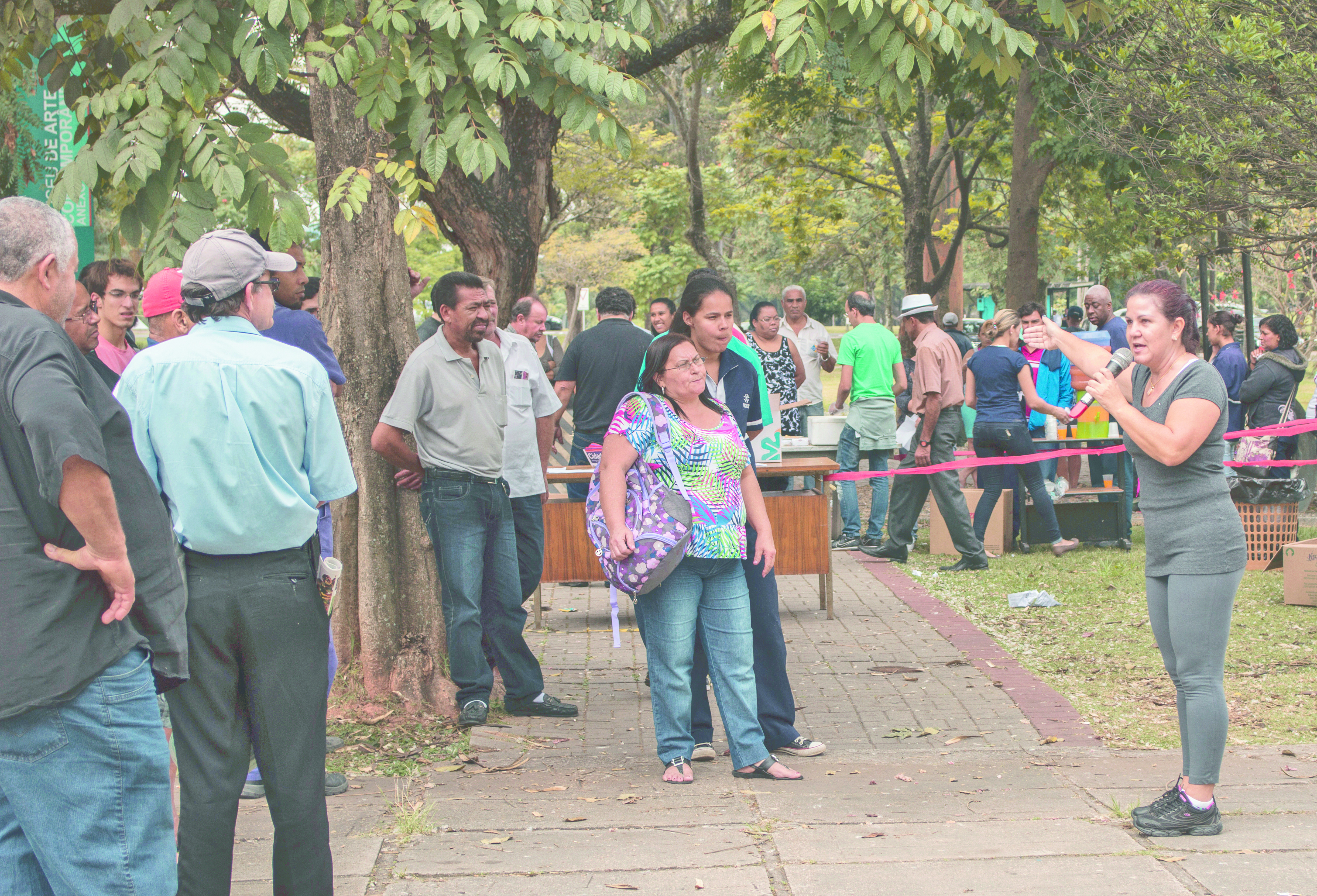 Na USP, paralisação de funcionários e estudantes em 11/6 teve adesão parcial (Foto: Marcelo Marchetti)