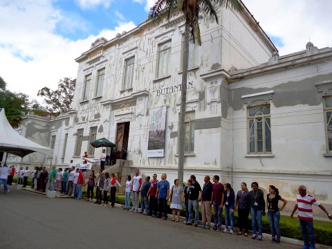 Protesto Butantan