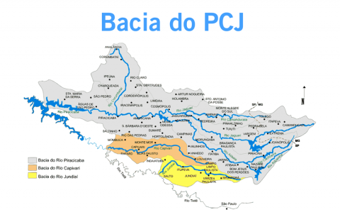Cidades que serão servidas pelos novos 24 poços da bacia do PCJ