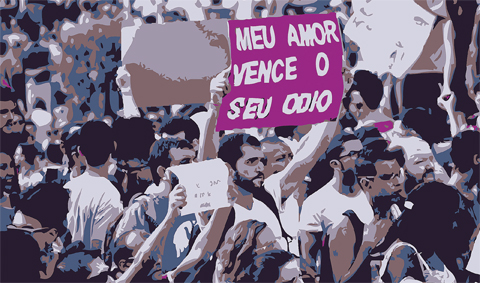 Criminalização da homofobia é apenas uma das demandas de grupos que lutam contra o preconceito e a intolerância (Foto: Fora do Eixo)