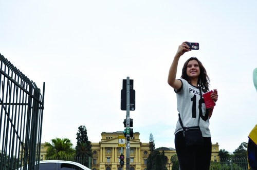 Visita ao Museu Paulista, conhecido como museu do Ipiranga (Foto: Barbara Monfrinato)