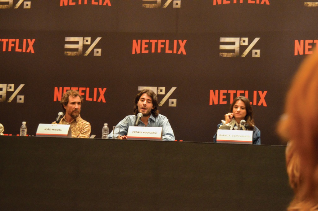 Netflix promove coletiva de imprensa para a estreia de 3% com criadores, produtores e elenco presentes