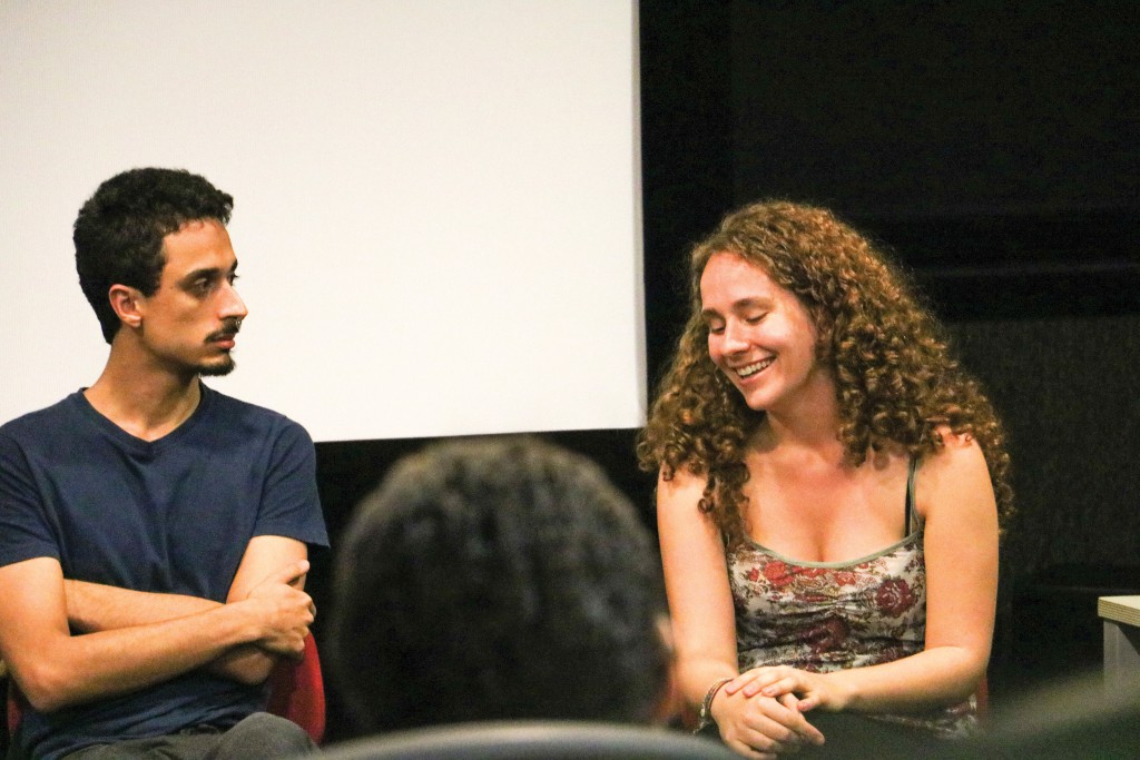 Duque e diretores discutem produções em exibição no Sessões CTR | foto: Victória Del Pintor