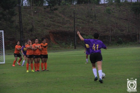 O futebol de campo feminino estreou como modalidade demonstrativa no BIFE em 2016. Foto: Pietro Portugal